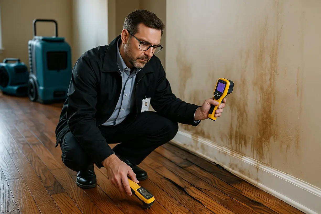 Water damage emergency response